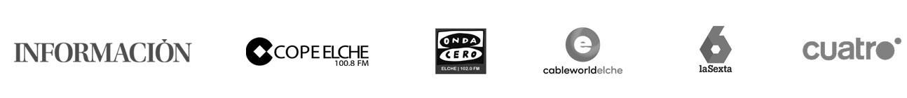 Información, COPE Elche, Onda Cero, Cableworld Elche, laSexta y Cuatro